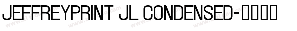 JeffreyPrint JL Condensed字体转换